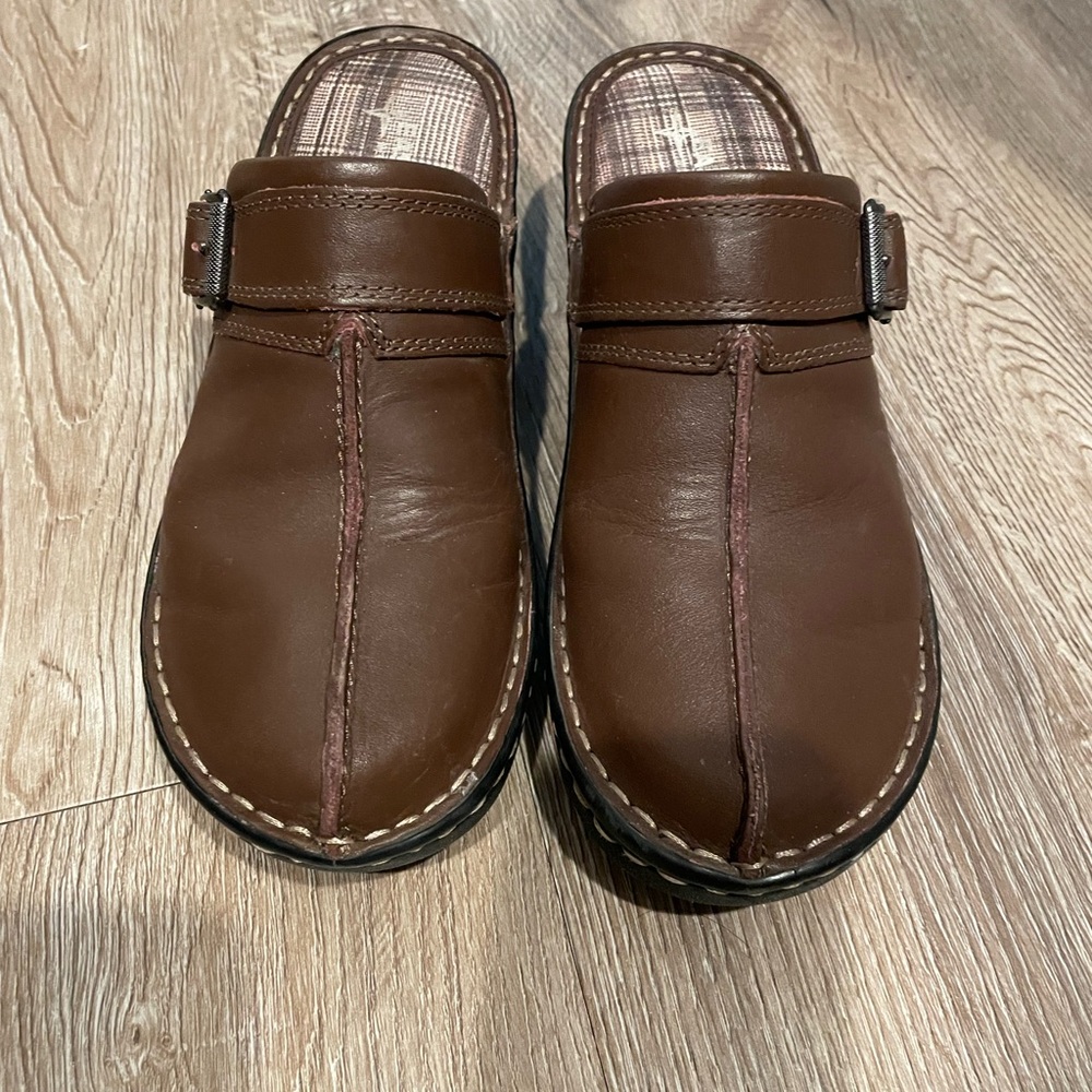 Women’s Eastland Brown Imitation Leather Slip-On Shoes